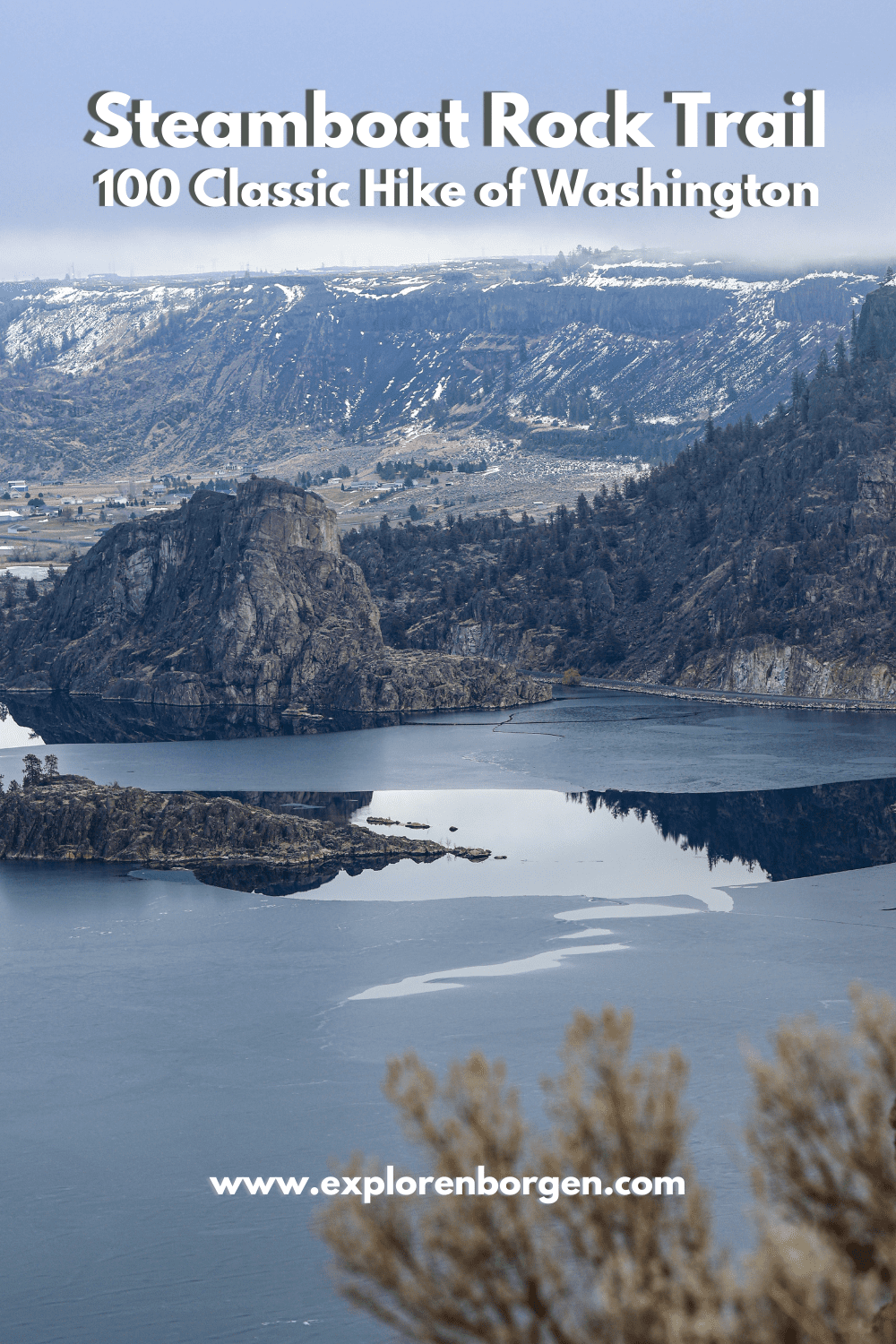 Pinterest Pin for Steamboat Rock